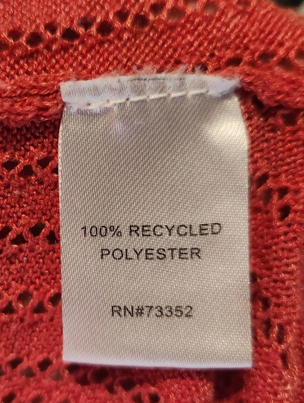 Margaux & Elle Coral Open Knit Long Cardigan Duster L Pockets - Picture 9 of 14
